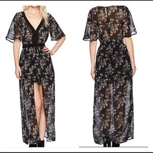 Sequin Hearts Maxi Romper